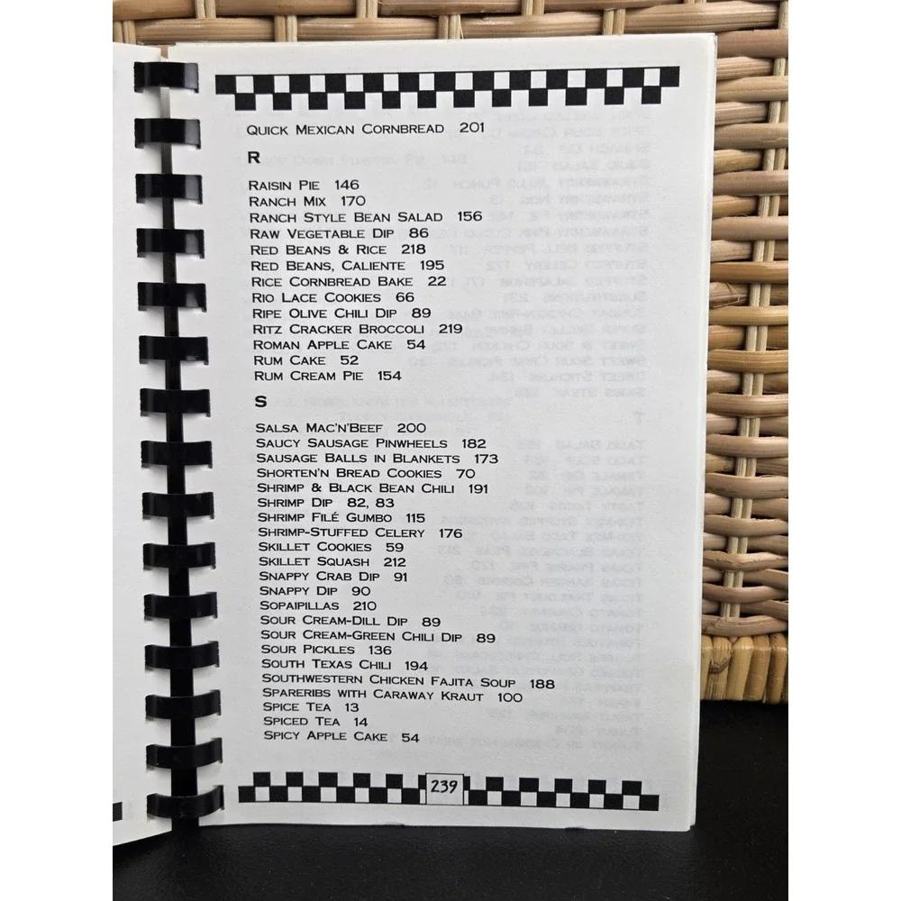 South Texas Traveler Magazine Cookbook Alice, Texas 1996 Spiral Local